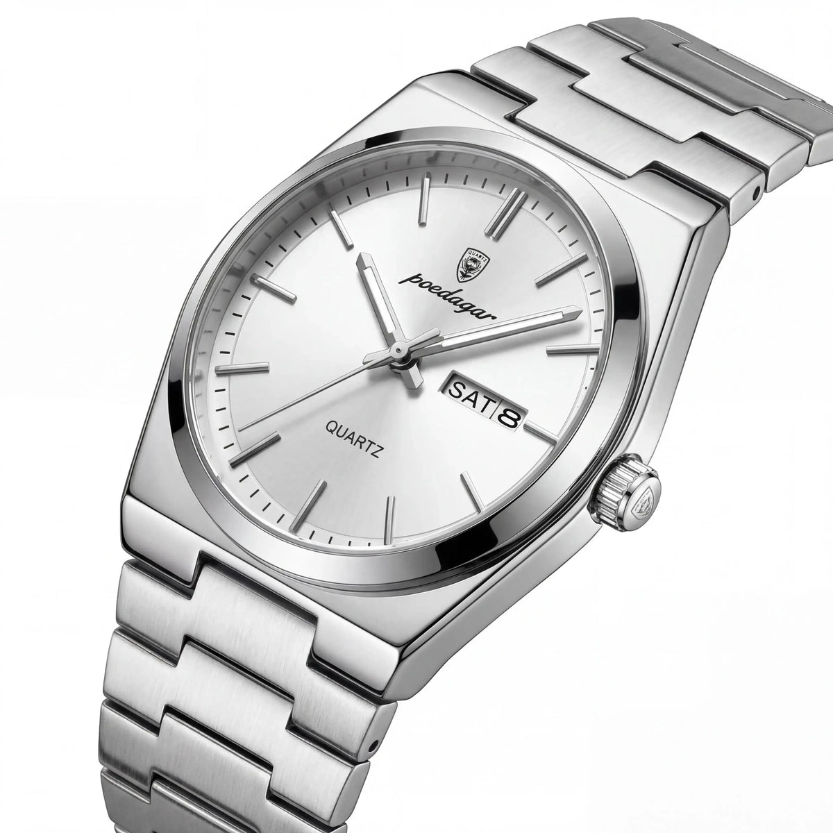 Premium Stainless Steel Quartz Watch PRX Style Elegant Durable Timepiece With Stainless Steel Strap And Precise Quartz Mechanism
