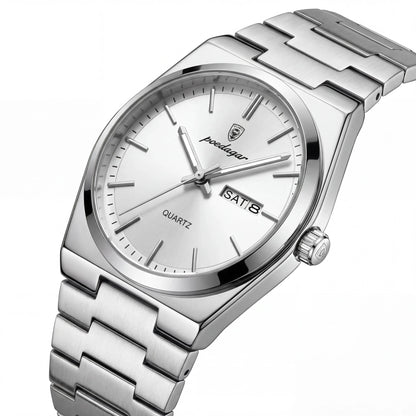 Premium Stainless Steel Quartz Watch PRX Style Elegant Durable Timepiece With Stainless Steel Strap And Precise Quartz Mechanism