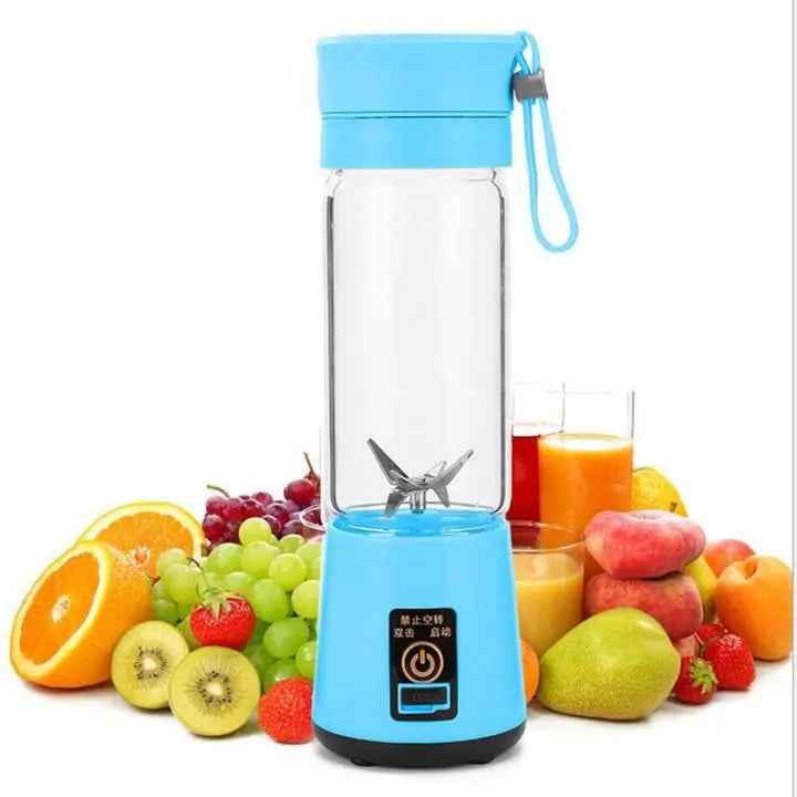 Juicer Blender 6 Blades USB Portable 380ml Mini Fruit Bottle Juicer Small Blender