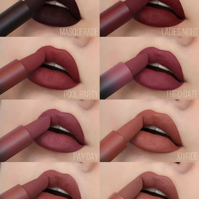 Pack Of 12 - Huda Beauty Lipsticks - Cosmetic Product Designed For Lip Makeup And Daily Beauty Routine (Random Color)