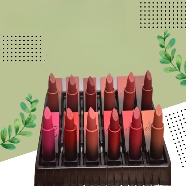 Pack Of 12 - Huda Beauty Lipsticks - Cosmetic Product Designed For Lip Makeup And Daily Beauty Routine (Random Color)