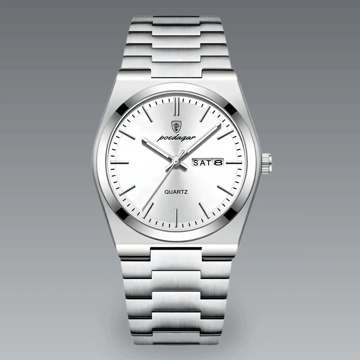 Premium Stainless Steel Quartz Watch PRX Style Elegant Durable Timepiece With Stainless Steel Strap And Precise Quartz Mechanism