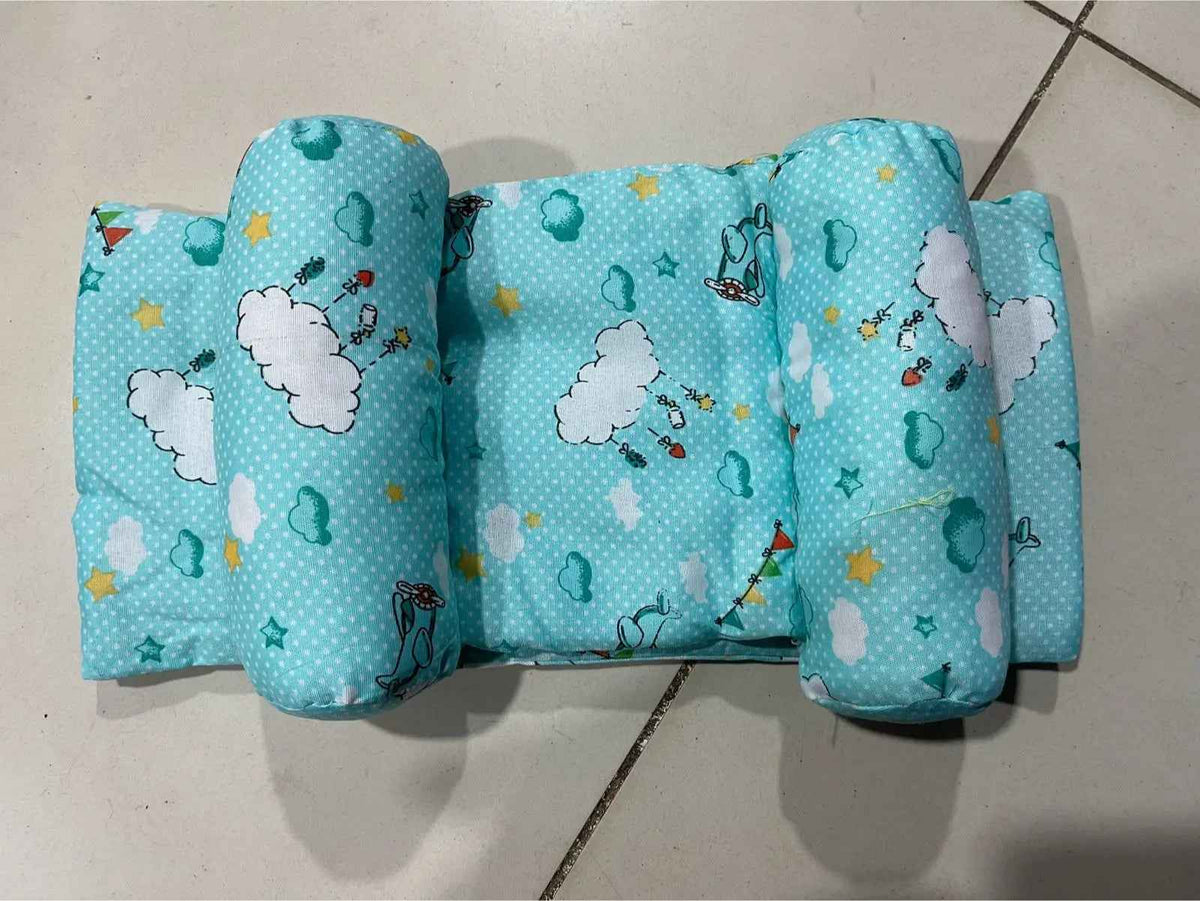 Adjustable Baby Sleeping Support Pillow Anti Roll Cushion And Neck Protection Infant Sleep Positioner | Random Colour