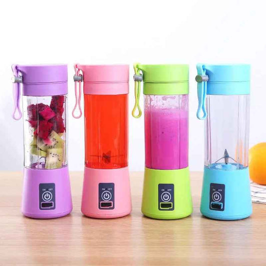 Juicer Blender 6 Blades USB Portable 380ml Mini Fruit Bottle Juicer Small Blender